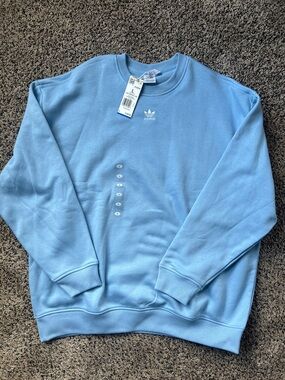 NWT! Women’s adidas Light Blue Crewneck Sweatshirt